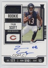 2023 Contenders Rookie Ticket RPS Tyler Scott (2024 Panini Update) Auto 1cz3