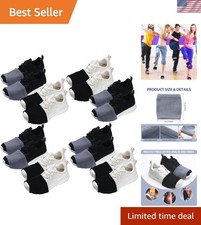 8 Pairs Dance Shoe Covers Over Shoes Socks for Dancer Women