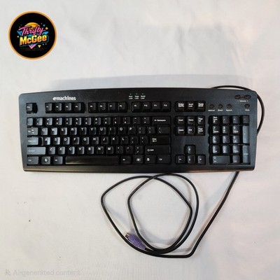 eMachines Keyboard with S Cable Connector (Black) (Untested)
