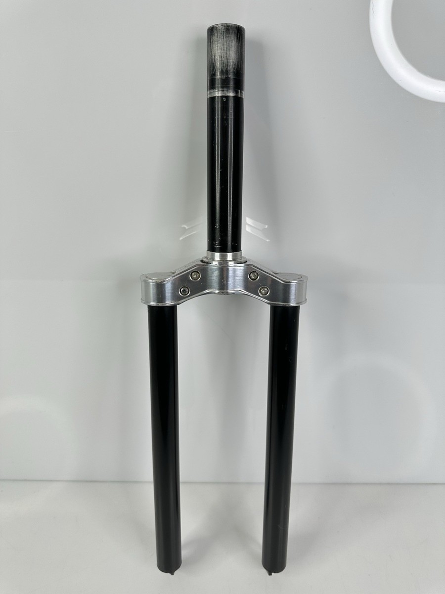 Bmx flatware 28mm FORK ブレーキ有り（取り外し可能）中古 Rare Vintage 1990's Brand X BMX Racing Fork 20” 1-1/8