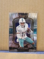 2025 Panini Select - Premier Level Jaylen Waddle #182 Miami Dolphins