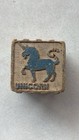 VTG Wooden  Animal Illustration Blocks 50s-60s Set Of 20 Distressed Rough — photo 9
