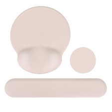 Ergonomic Mouse Pad with Wrist Rest and Keyboard Wrist Rest, Mousepad with Co...