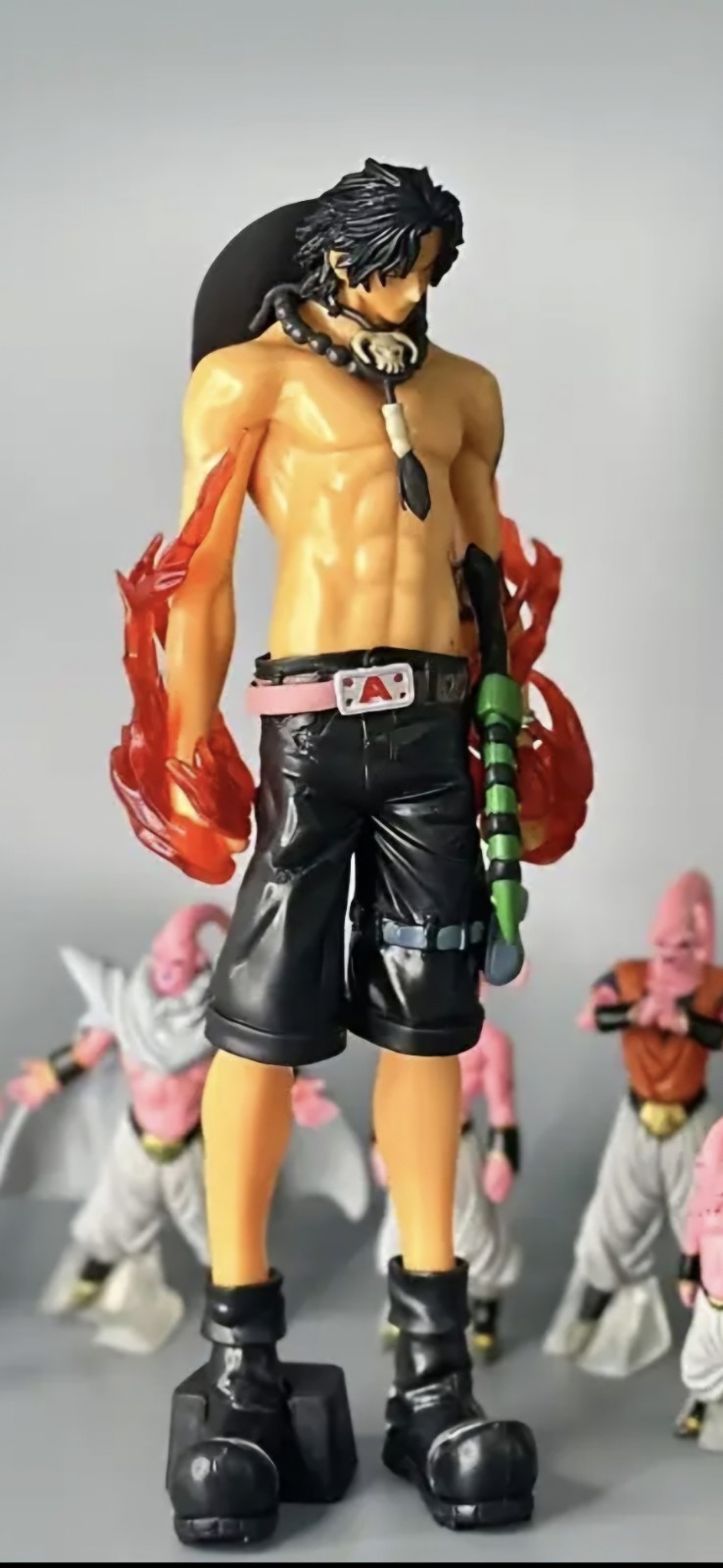 One Piece Portgas D. ACE Figura Anime Estatua Modelo Popular Figura de Acción 30cm