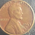 1963-D Lincoln Memorial Small Cent Penny Denver Mint Business Strike Circulated — photo 1