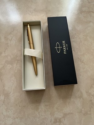 Parker Jotter XL Ballpoint Pen Medium Point 0.7mm Monochrome Matte Gold Barrel