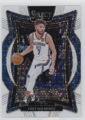2024-25 Panini Select Concourse White Disco Prizm 66/75 Chet Holmgren #1 1g37