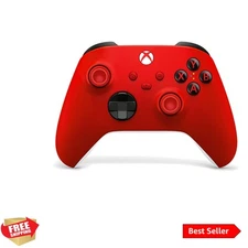 Ergonomic Wireless Controller - Pulse Red for Windows, Android, iOS Gaming