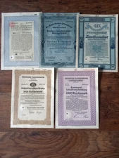 GERMANY  5  SHARE  CERTIFICATES