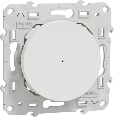 Schneider Electric Wiser Wippschalter 1 Weg weiß IP20 10A Kunststoff