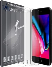 LK Protector Premium Tempered Glass Protector Set of 3 for iphone 7/8 Plus 6.4"