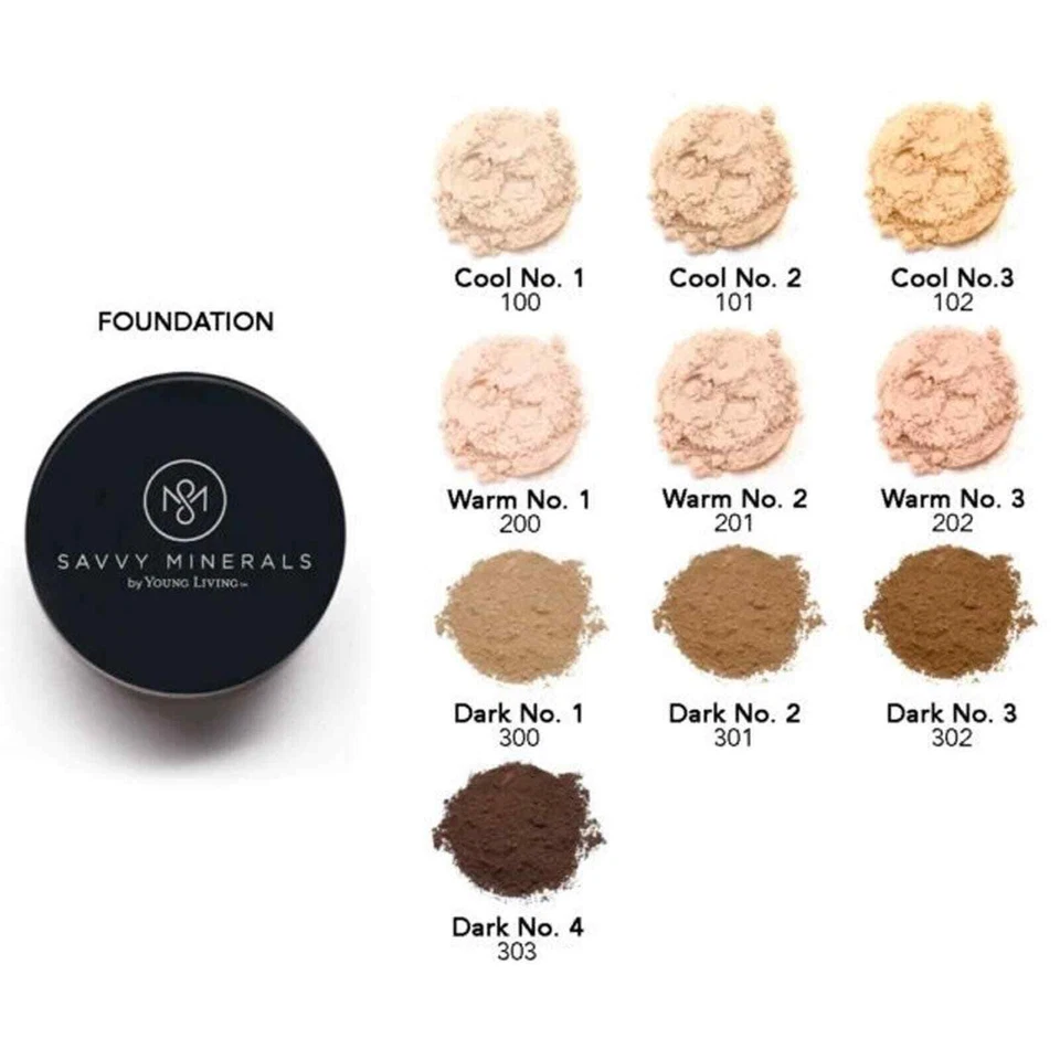 Bundle of 3 Savvy Makeup cool no.1 -  Loose Foundation Savvy Mineral Cream - Image 3 of 3