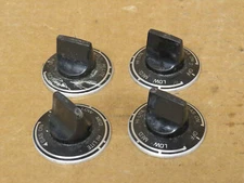 Whirlpool Cooktop Control Knob - Lot of 4 (1 w/Moderate Wear) Part # 786268