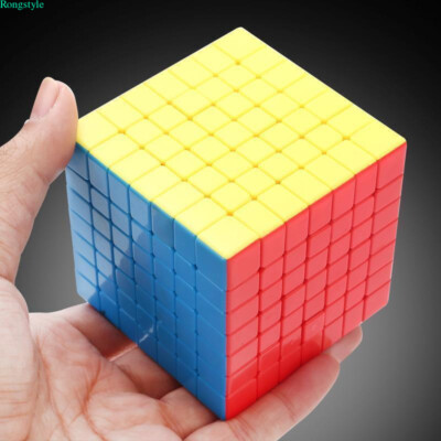 New MOYU 7x7x7 Speed Magic Cube Stickerless Cube Brain Teasers Twist Puzzle Toy