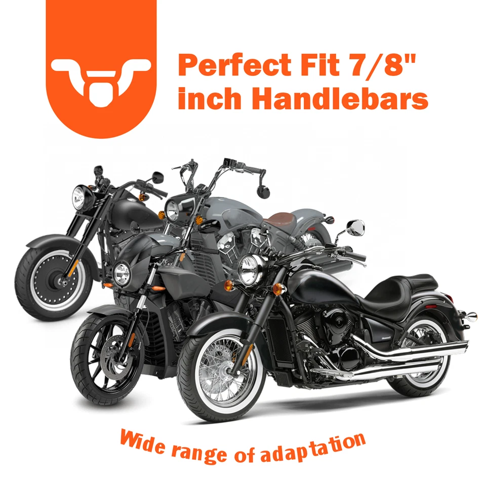 For YAMAHA XT250 1980-1984 & 2008-2024 Handlebar Risers 7/8" Bars 30mm Height - Image 3 of 4