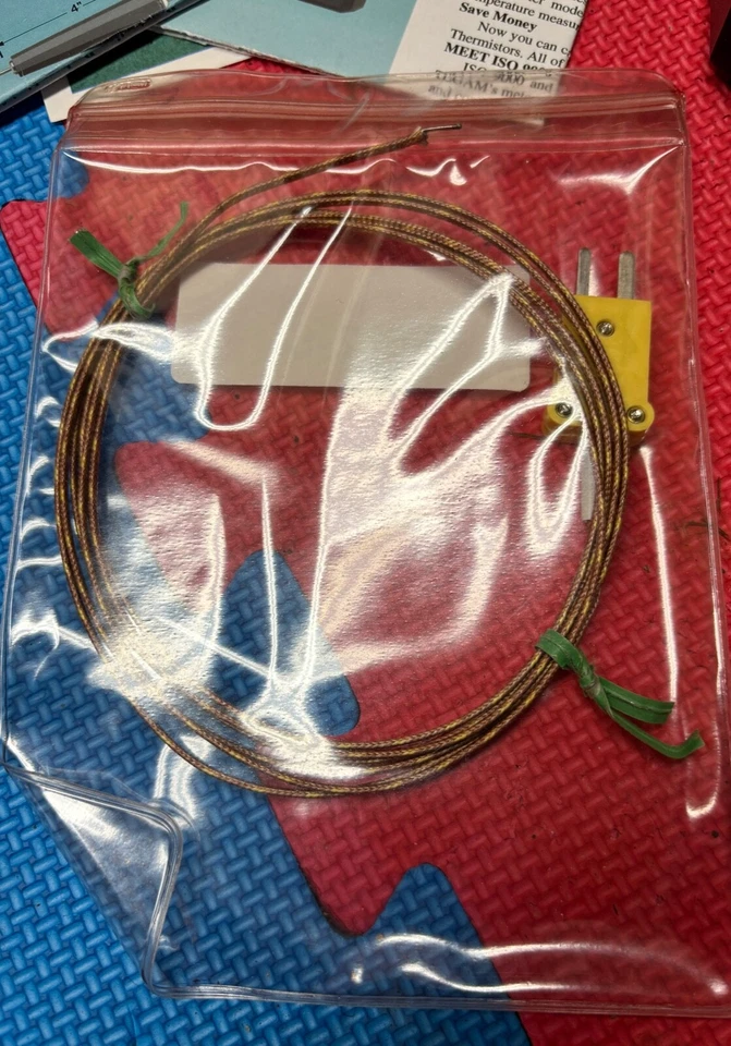 TEGAM типа K термопара NiCr-NiAI - 874F термометр, -120 ° до 2000 ° - изящный - Изображение 3 из 4