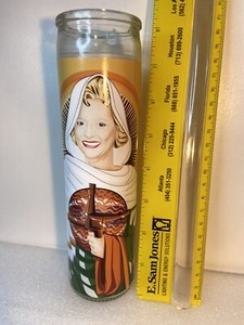 Golden Girls Prayer Votive Vigil Candle - 8" tall - Rose / Betty White - New