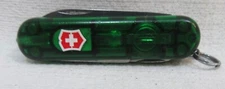 Victorinox Signature Lite Swiss Army knife emerald NIB red LED