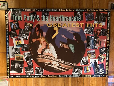 Tom Petty And The Heartbreakers Greatest Hits Promotional Poster