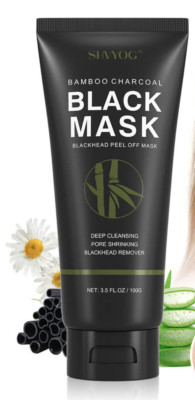 Blackhead Remover Maske, Mitesser Peel Off Maske Holzkohle Maske und Teebaum Ser
