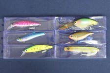 Set of 6 Bassday/Evergreen Topwater/Crankbait Fishing Lures for Bass from Japan
