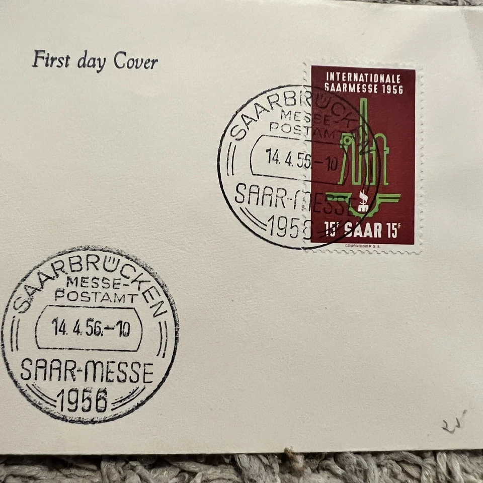 1956 SAAR-MESSE FIRST DAY COVER SAARBRUCKEN - Image 3 of 4