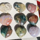 Natural Handcarved Marine Jasper heart-shaped Crystal Specimens 2440g — photo 1