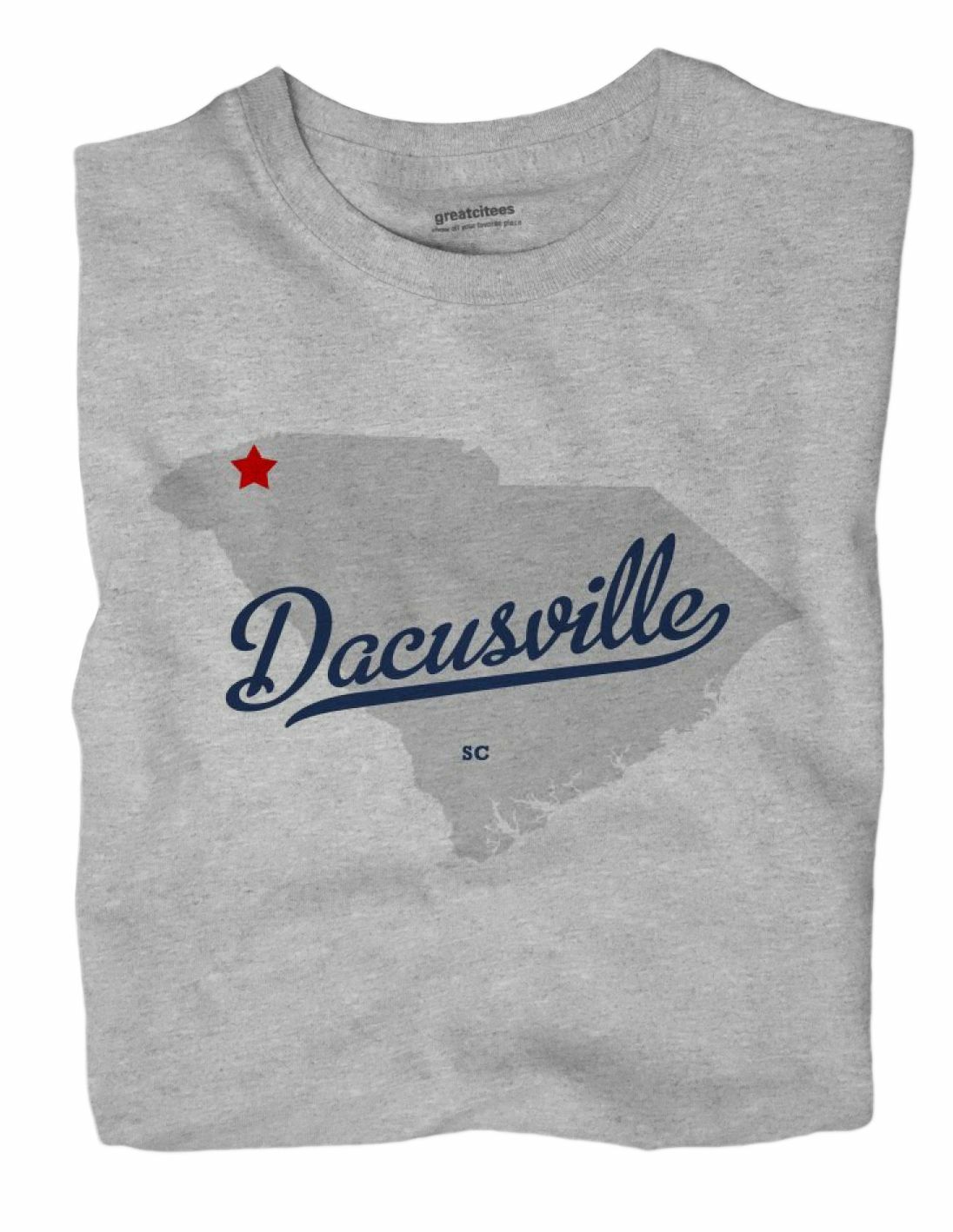 Dacusville South Carolina SC TShirt MAP eBay