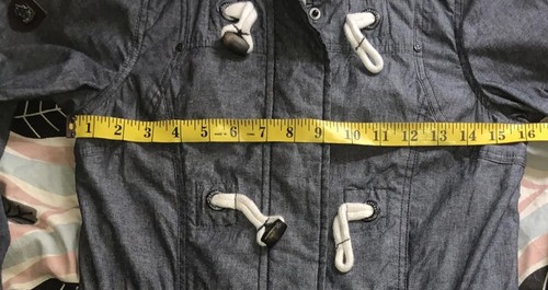 Dreimaster Ladies Blue Grey Cotton Anorak XS - Picture 4 of 12