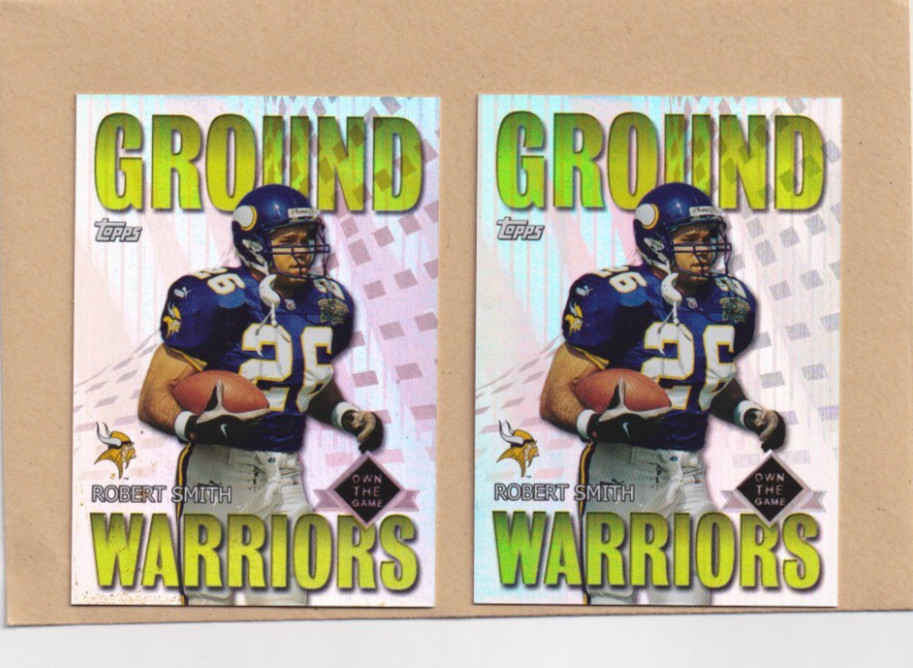 2001 Topps - Own the Game Ground Warriors Robert Smith #GW2 Minnesota Vikings
