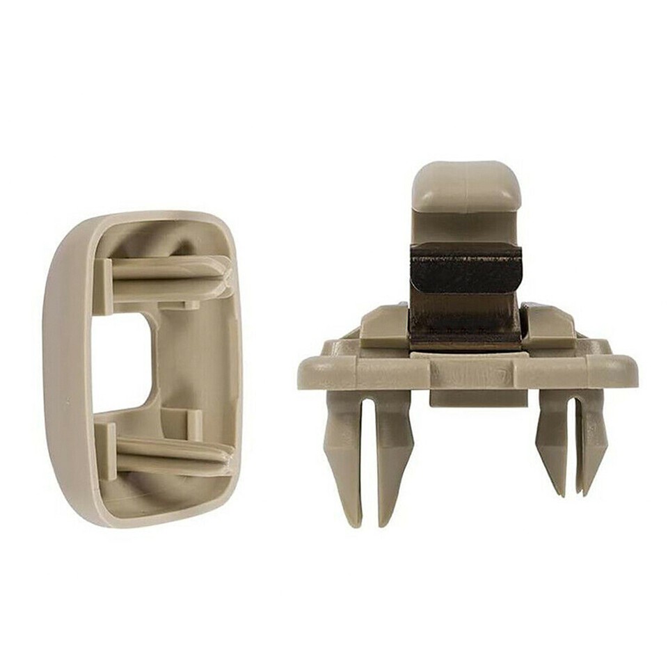 2 Clips Pare-Soleil Noir Pour Audi - Pièce De Remplacement 8E0857562A