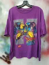 VTG Marvel Wolverine Shirt Comic Images X-men 1994 Gambit Mens Large Mutant Gear