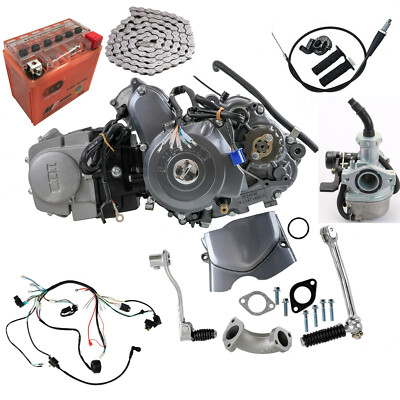 Lifan 125cc Semi Auto Engine Motor Kit Battery Electric Start ATC70 CT110 140CC