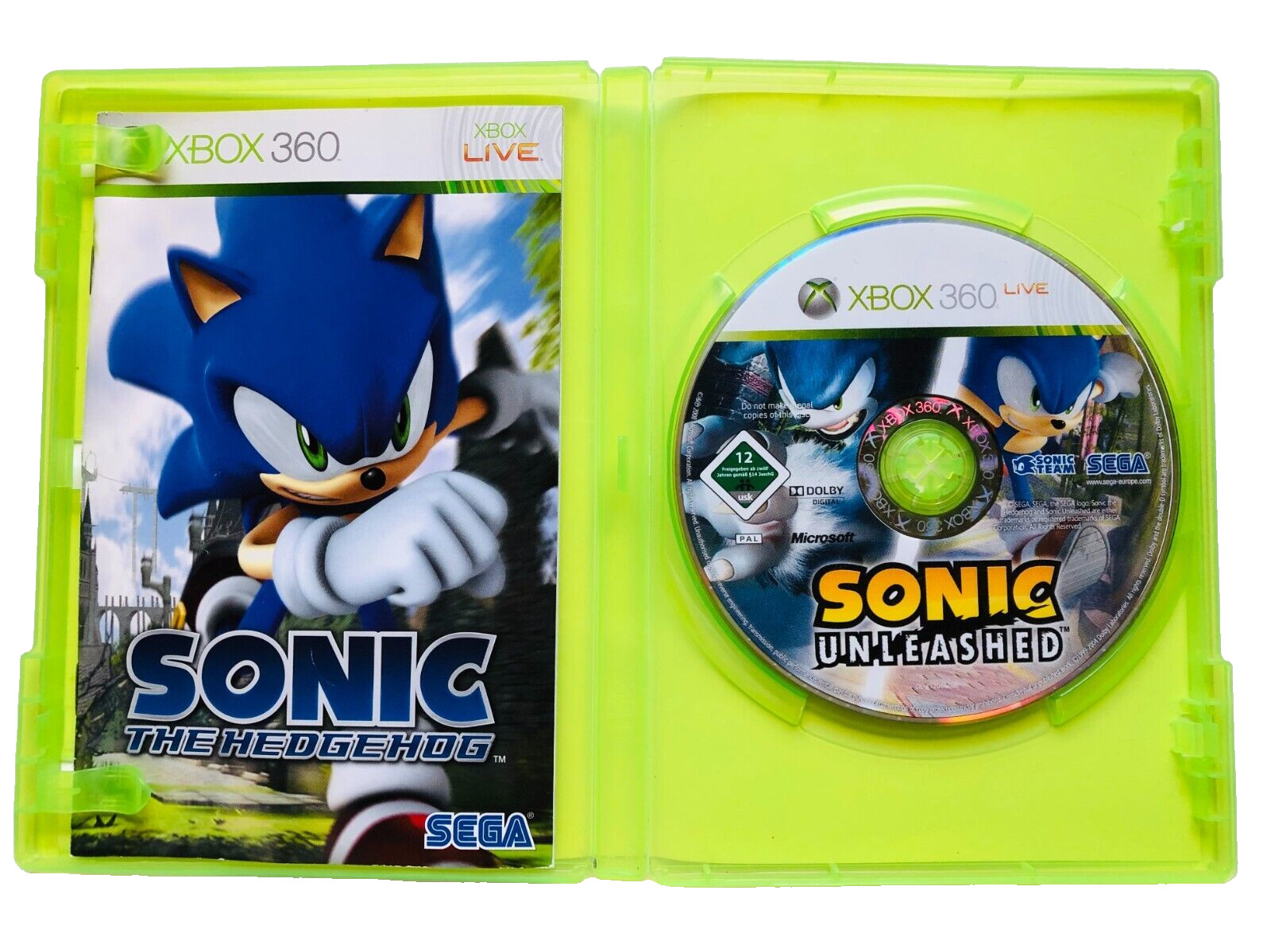 SONIC UNLEASHED | XBOX 360 | OVP VON SONIC THE HEDGEHOG | ZUSTAND GUT