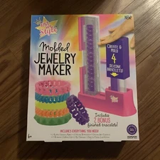 Just My Style Personalized Bracelet Maker Craft Charm Jewelry Kit NEW IN BOX