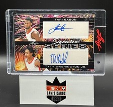 2022-23 Leaf Tyty Washington + Tari Eason Signature Series 1/1 Auto