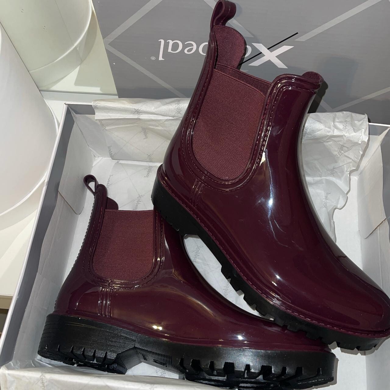 xappeal Waterproof Rain Boots for Women and Men-image