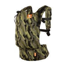 TULA Free to Grow Baby Carrier Infant 45 LBS 4 Years Green CAMO Camouflage NeW