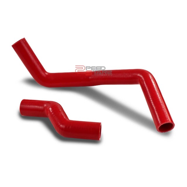 FOR NISSAN 240SX S13 SR20DE RED 3PLY SILICONE RACING RADIATOR COOLANT