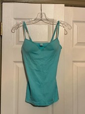 Mint Tankini Swimsuit Top ONLY Slightly Padded Bra and Adjustable Straps - VGUC