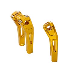 Gold 8.0 Handlebar Risers Kit for Harley Soft...