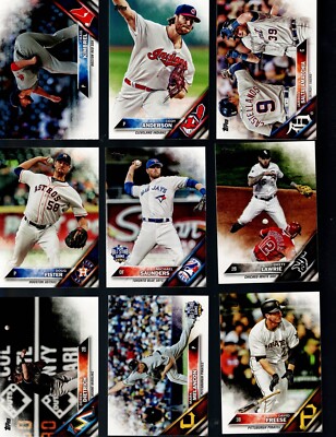 2016 TOPPS UPDATE BASEBALL U251-300 + INSERTS  YOU PICK BUY MORE SAVE MORE!