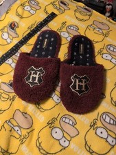 Wizarding World Harry Potter Hogwarts Bedroom Slippers SIZE L/XL by Bioworld