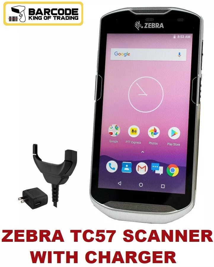 Zebra Handheld Barcode Scanner 2D/1D, Android Google Play, Charger! 🔥⭐ | eBay