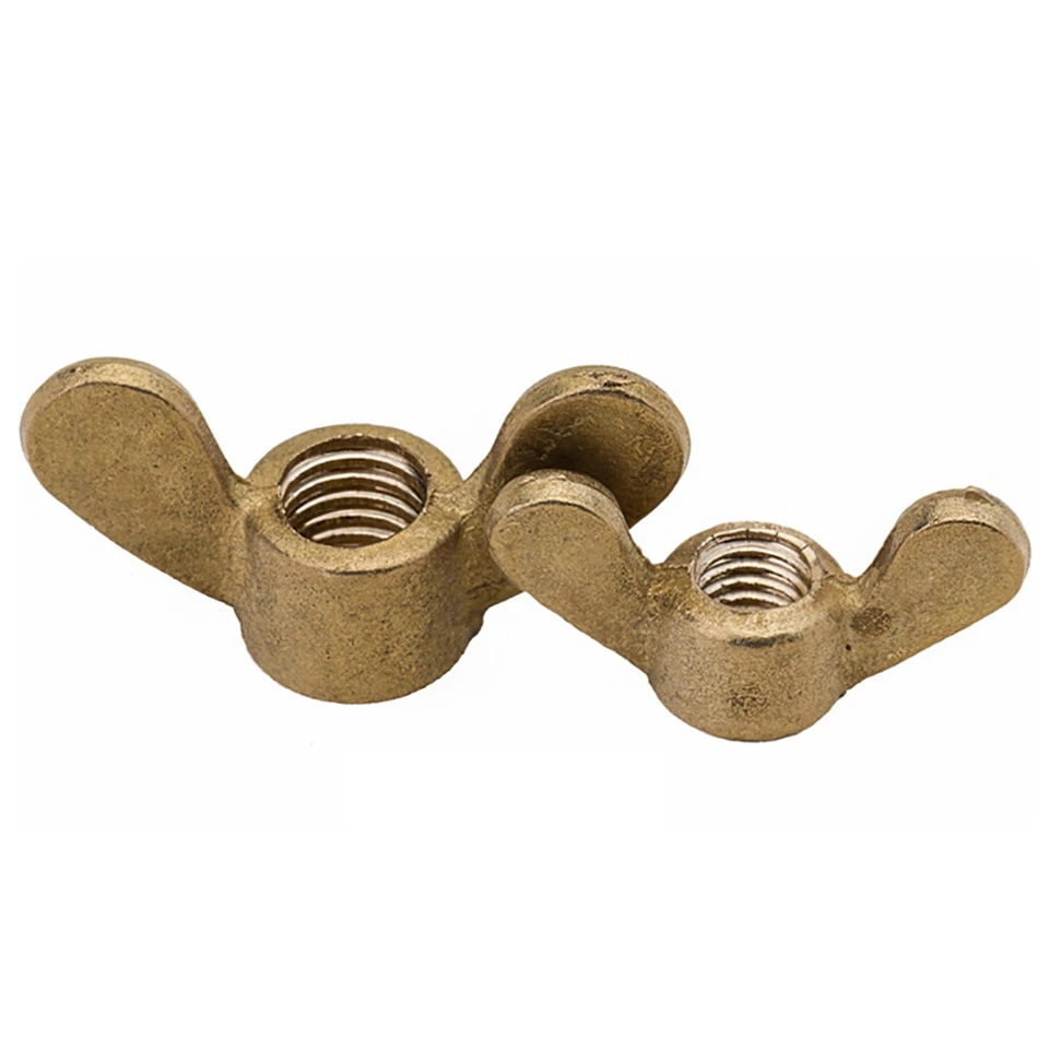 Kupfer Flügelmuttern Muttern Flügelmutter Messing Metrisch M3 M4 M5 M6 M8 ~ M12 - Bild 3 von 4