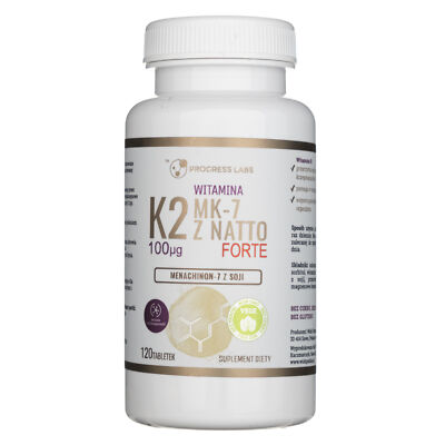 Progress Labs Vitamin K2 MK-7 from Natto 100 mcg 120 Tabletten