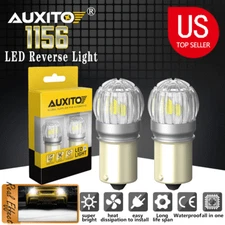 2pcs AUXITO 1156 LED Bulbs BA15S P21W 7506 Reverse Backup Light 6000K High Power