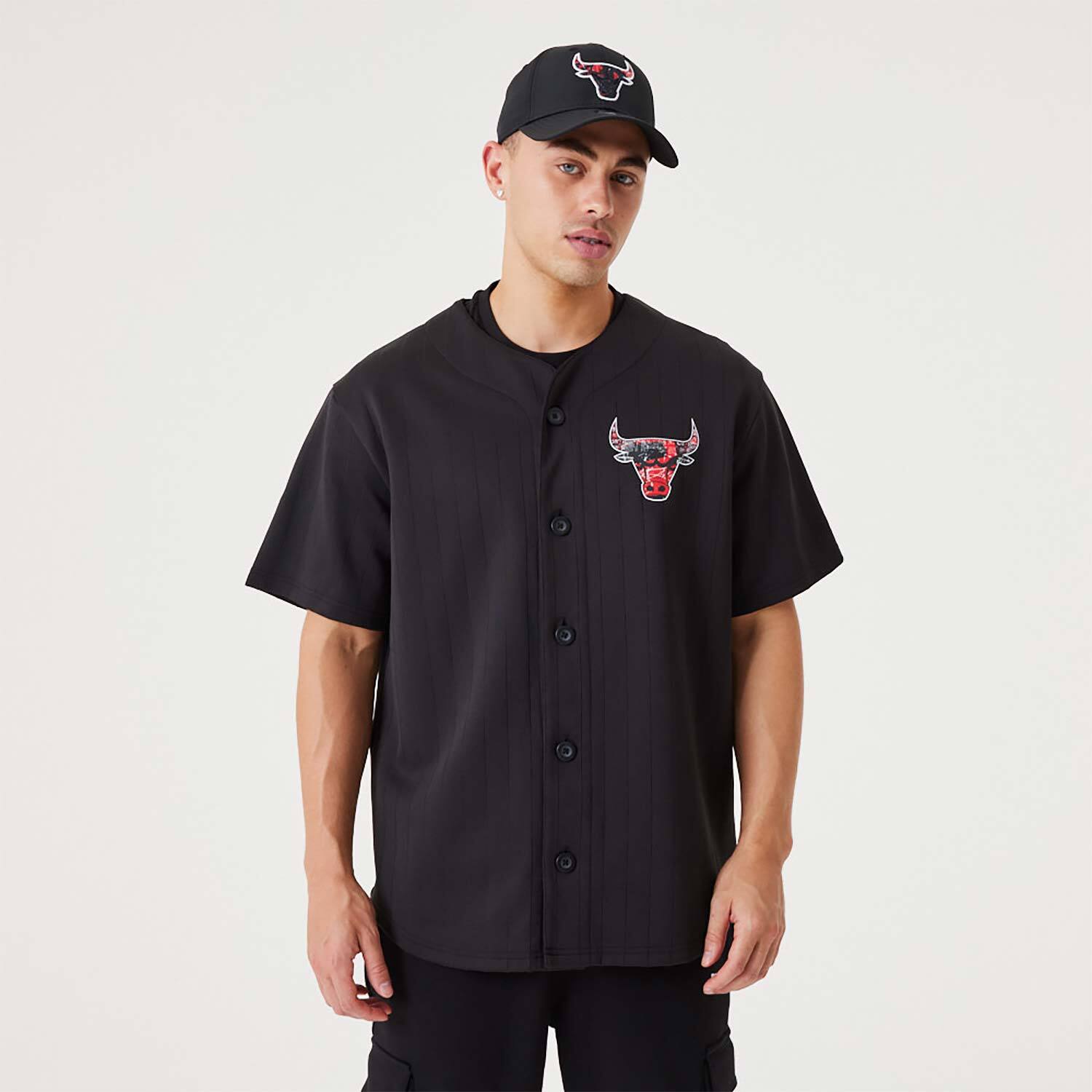 New Era Chicago Bulls NBA Baseball Jersey, White