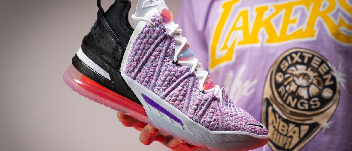 Nike Lebron XVIII 18 Graffiti MultiColor Purple Black White  display picture 1