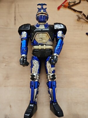 1996 Big Bad Beetleborgs 12 Inch Blue Stinger (unvollständig)